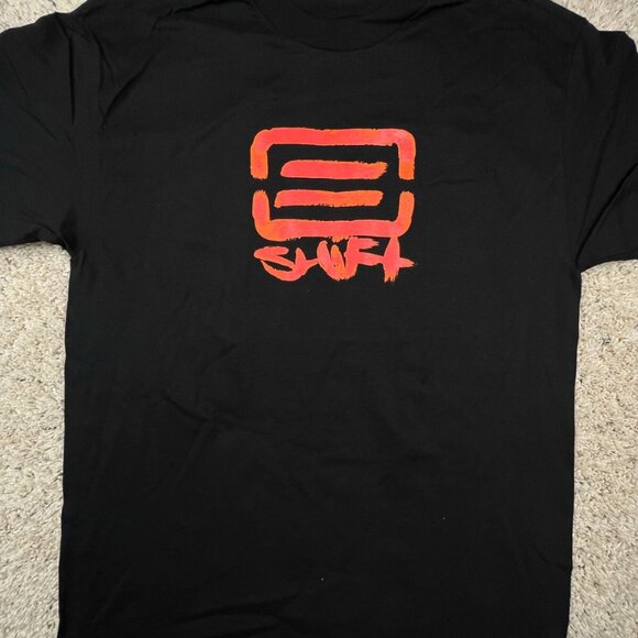 Vintage SHIFT MX T-Shirt Adult Red Logo Black Shirt Motocross Deadstock SZ Large - Picture 1 of 7